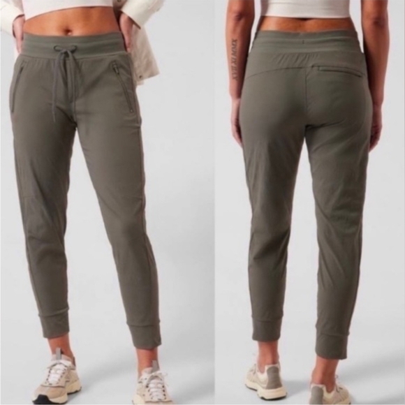 Athleta Pants - Athleta Trekki North Jogger Pants, Olive Green, Womens 2